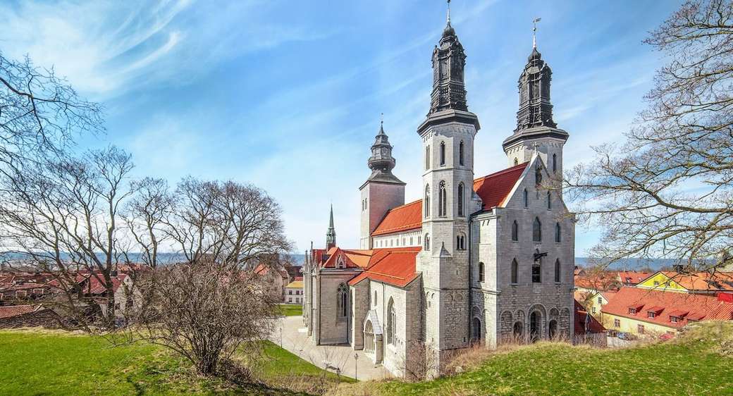 Gotland Island Cathedral Szwecja puzzle online