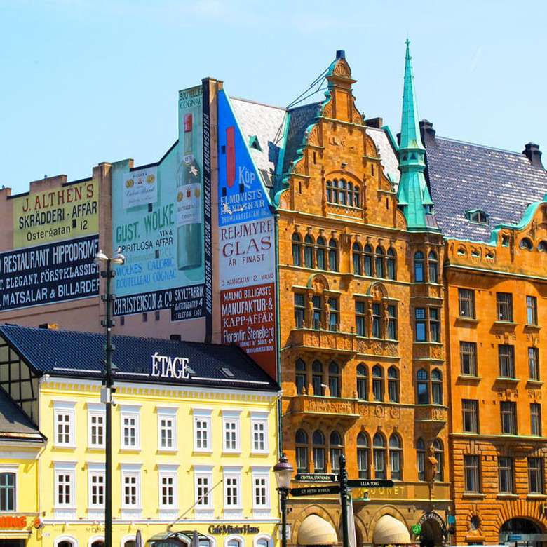 Miasto Malmo w Szwecji puzzle online