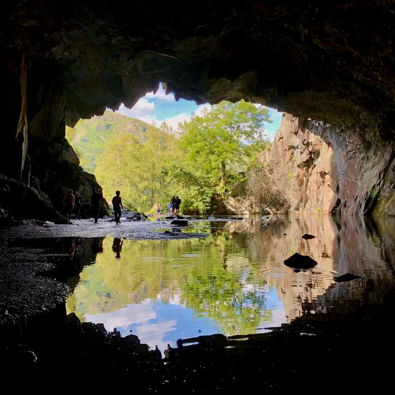 Rydal Caves w Lake District puzzle online