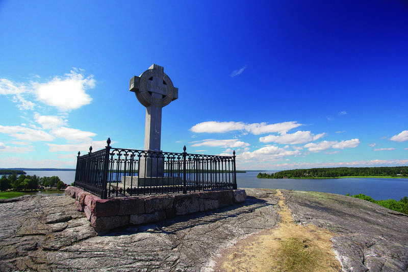 Birka Ansgar Cross Monument Szwecja puzzle online