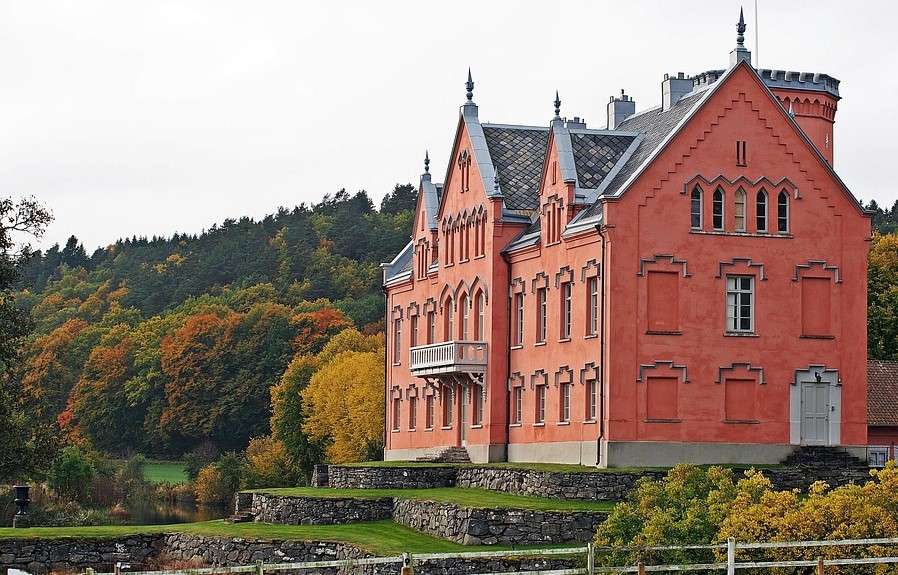Halland Castle Szwecja puzzle online