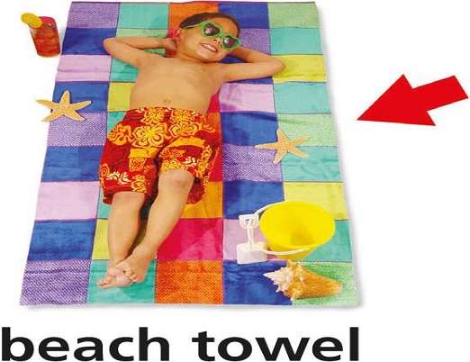 b dotyczy ręcznika plażowego puzzle online