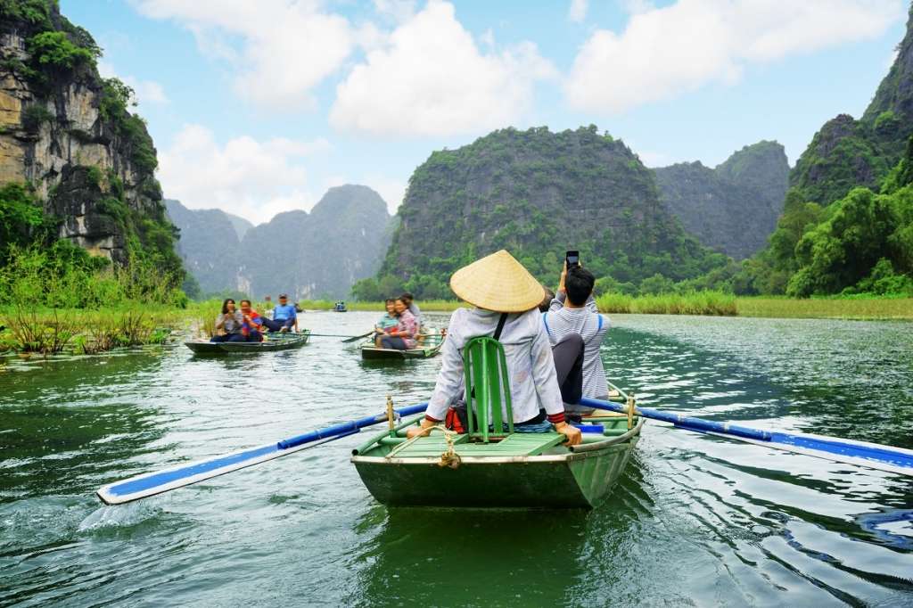 Vietnam, Fluss, Boote Puzzle
