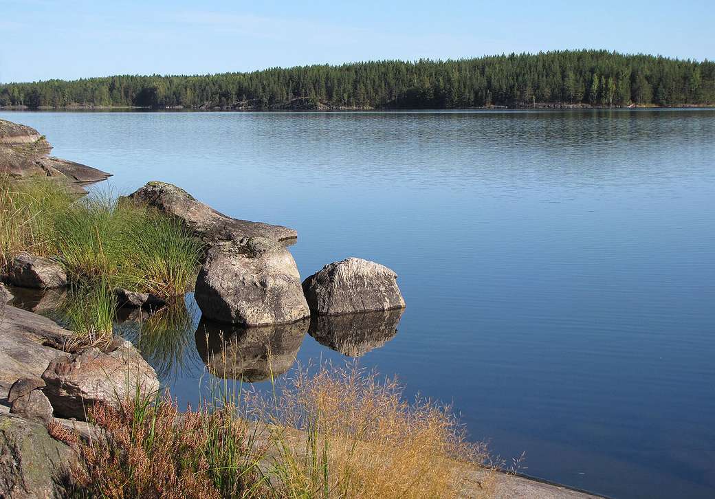 Jezioro Saimaa w Finlandii puzzle online