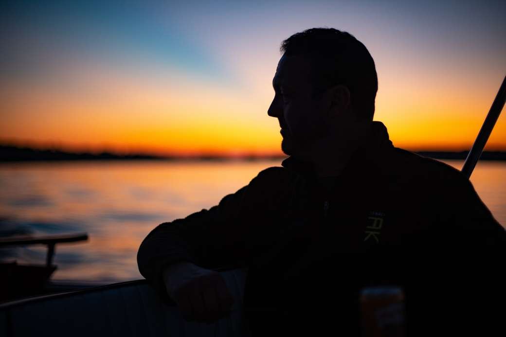 Zachód słońca nad jeziorem Minnetonka puzzle online