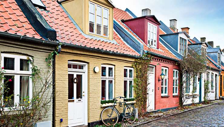 Miasto Aarhus w Danii puzzle online
