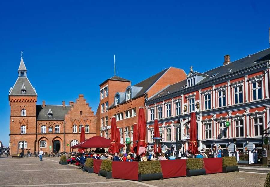 Miasto Esbjerg w Danii puzzle online