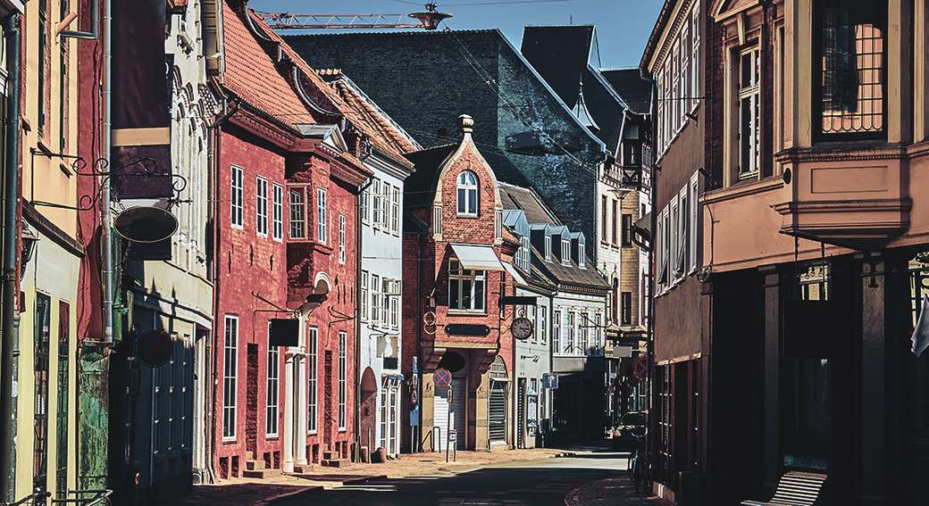 Miasto Odense w Danii puzzle online