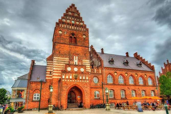 Miasto Roskilde w Danii puzzle online
