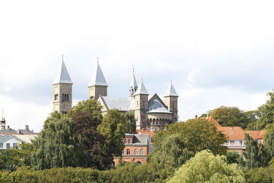 Miasto katedralne Viborg w Danii puzzle online
