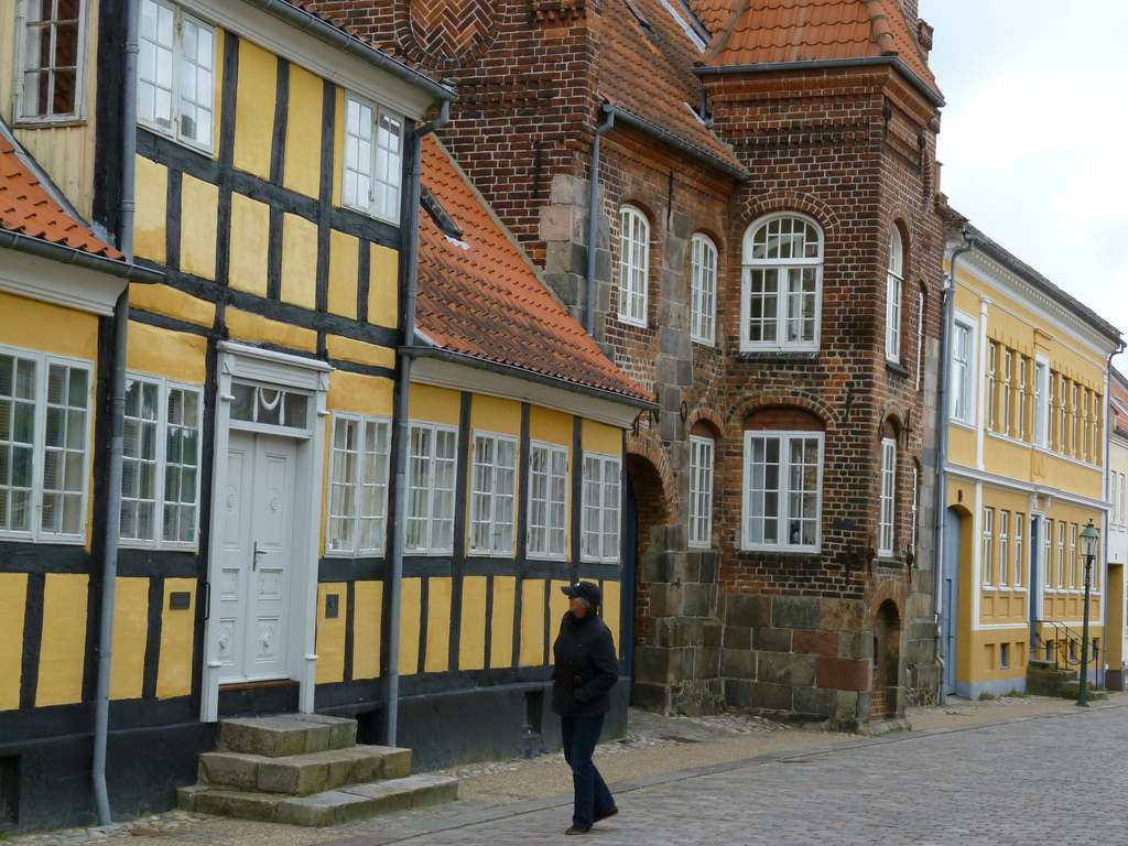 Miasto Viborg w Danii puzzle online