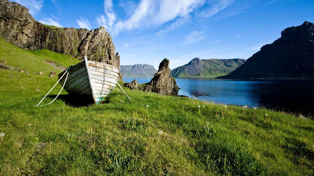 Unikalny krajobraz Islandii puzzle online