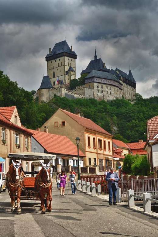 Замъкът Карлщайн в Карлщайн, Чехия пъзел