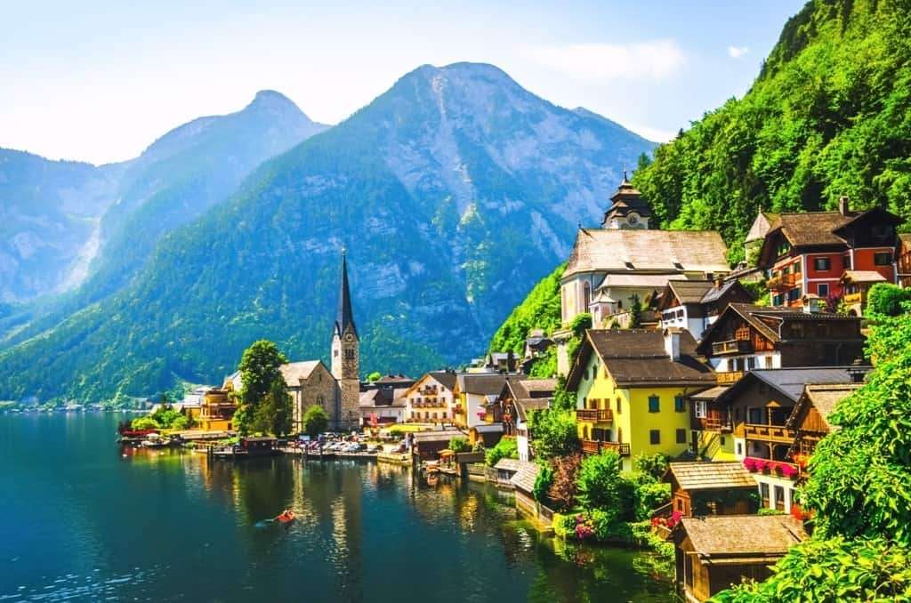 austria, góry puzzle online