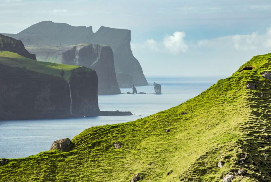 Färöarnas kuster pussel