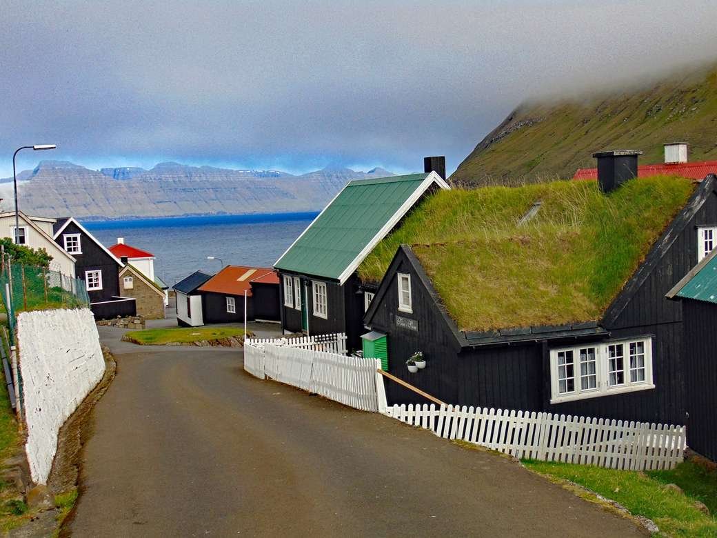Miasto Torshavn na Wyspach Owczych puzzle online