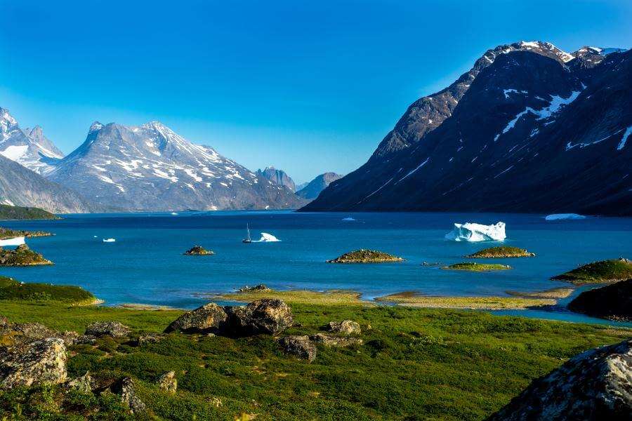 Krajobraz na Grenlandii puzzle online