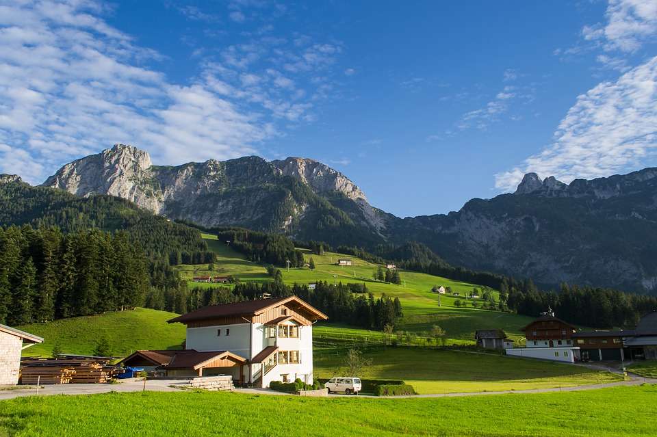 góry w austrii puzzle online