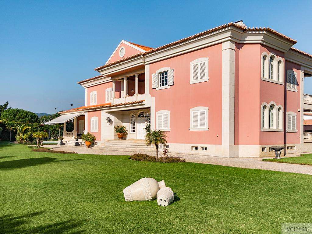 portugalia- różowy dom puzzle online