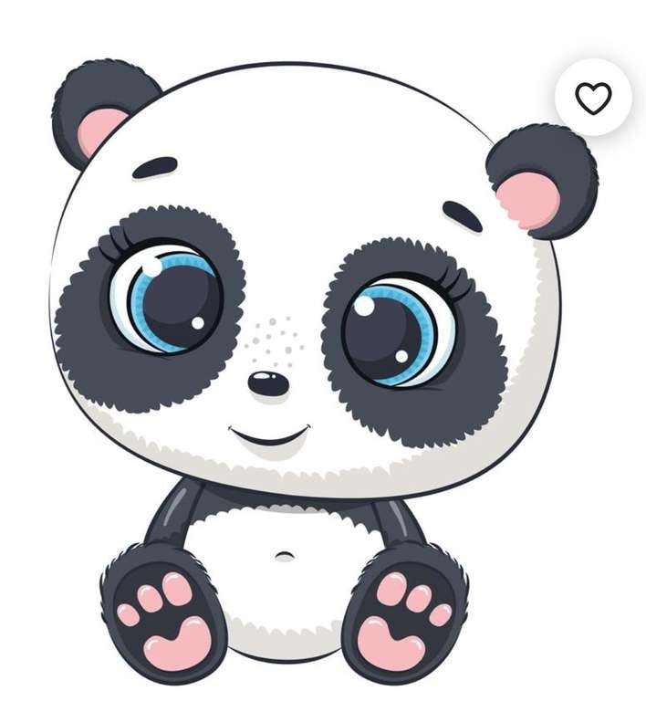 Śliczna panda puzzle online