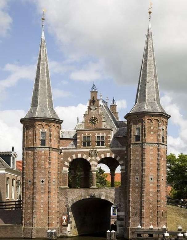 Miasto Leeuwarden w Holandii puzzle online