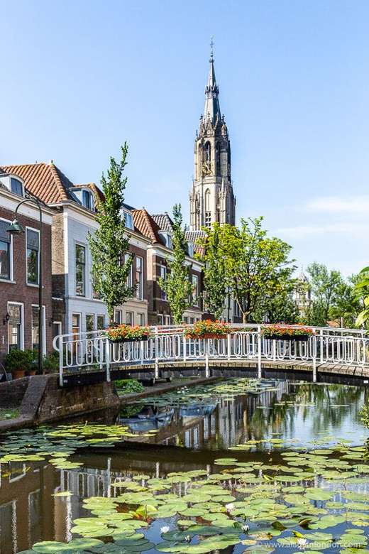 Miasto Delft w Holandii puzzle online