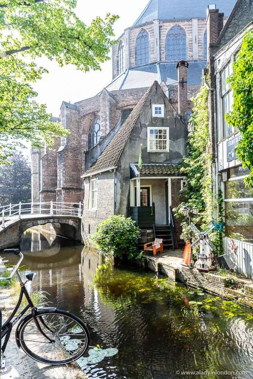 Miasto Delft w Holandii puzzle online