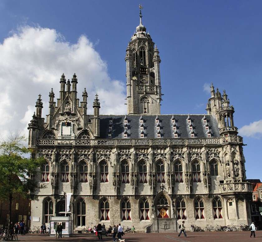 Middelburg Town Hall Zeeland puzzle online
