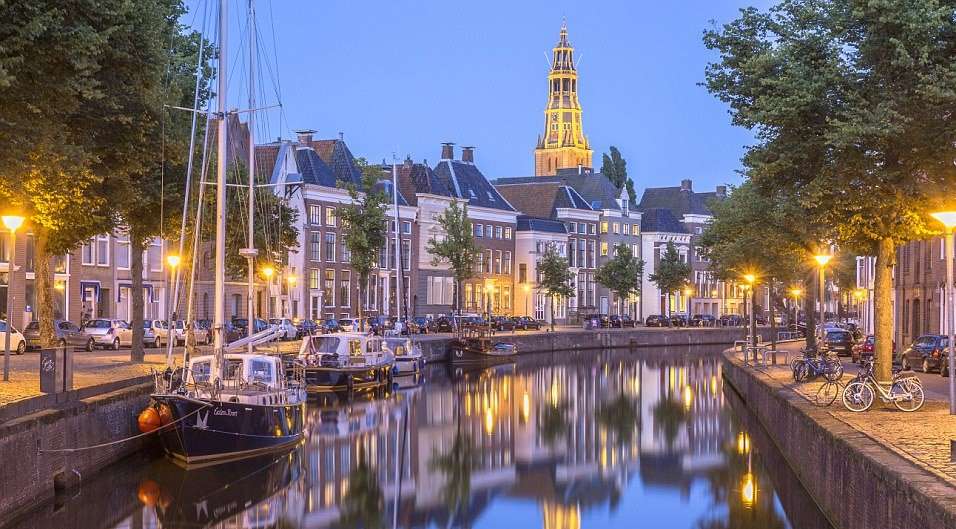Miasto Groningen w Holandii puzzle online