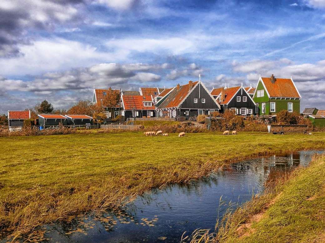 Wieś w Holandii puzzle online