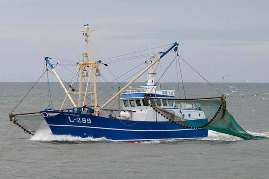 Łódź rybacka u wybrzeży Holandii puzzle online