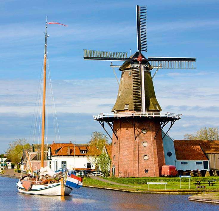 Wiatrak w Holandii puzzle online
