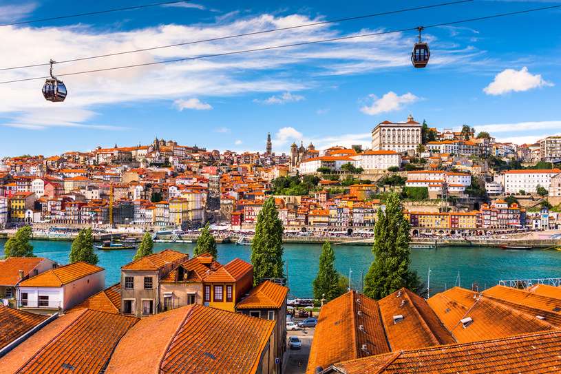 portugalia- czerwone dachy puzzle online
