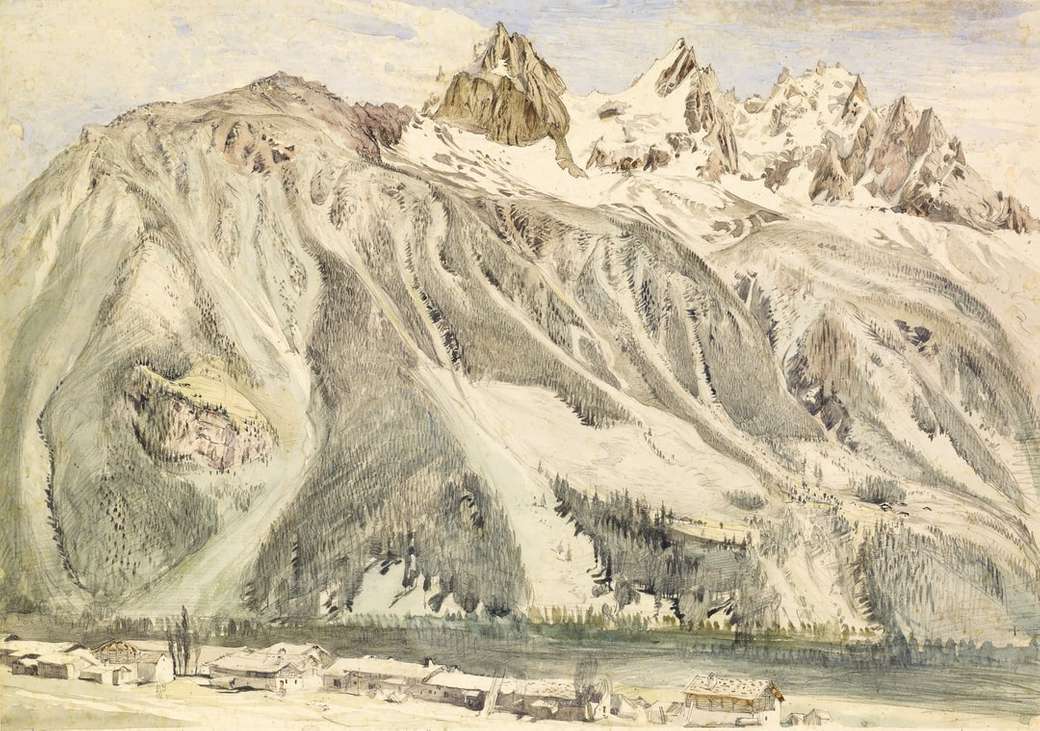Aiguilles z Chamonix, 1849 r
John Ruskin puzzle online