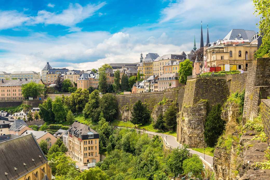 Panorama miasta Luksemburga puzzle online