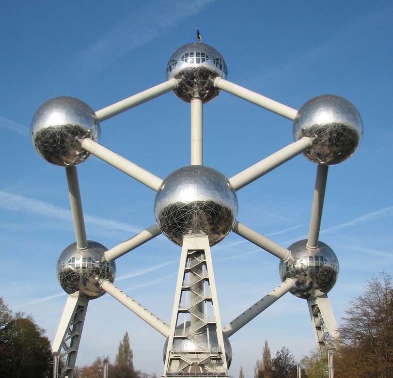 Punkt orientacyjny Atomium w Brukseli puzzle online