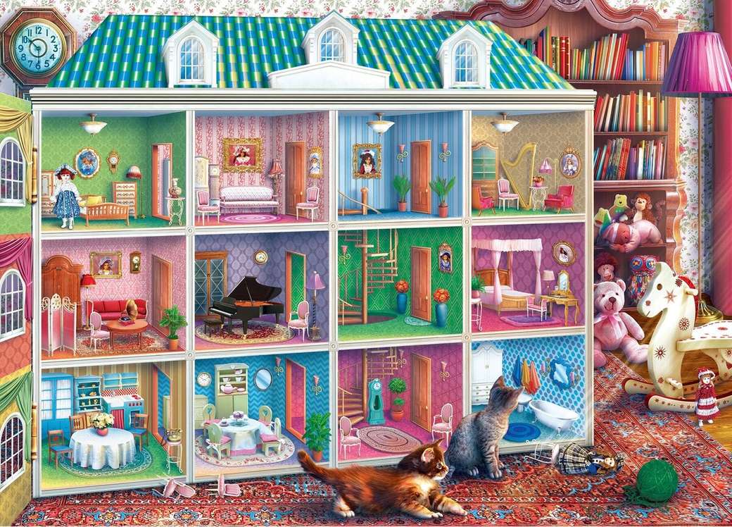 Domek dla lalek puzzle online