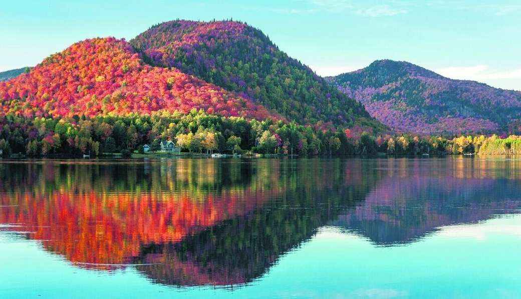 Jesienny krajobraz w Kanadzie puzzle online