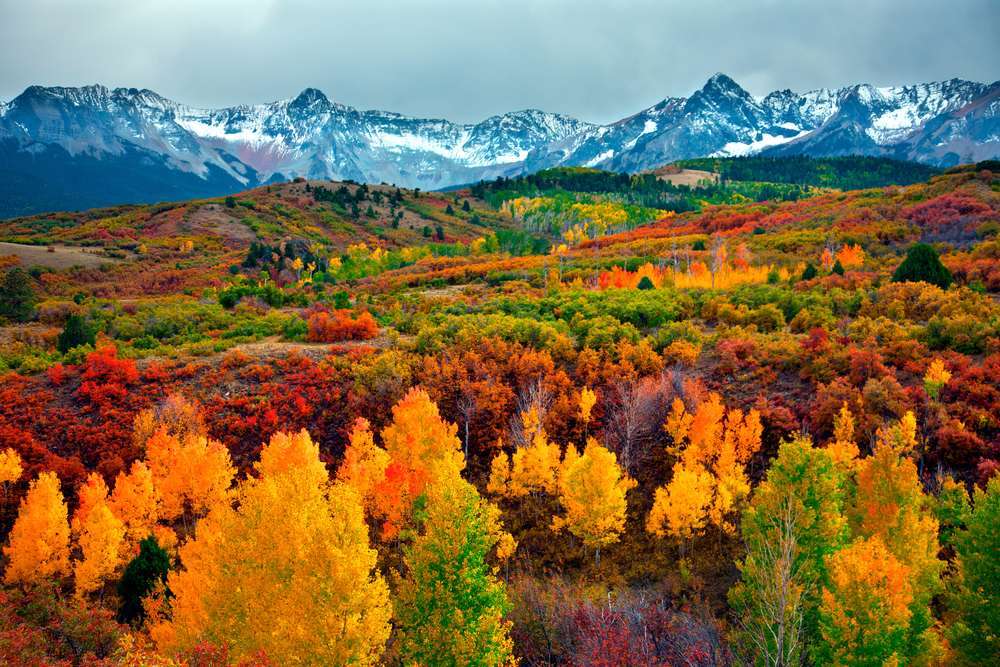 Jesienny krajobraz w Kolorado puzzle online