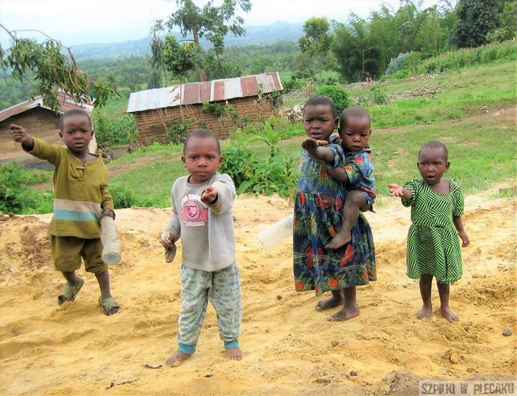 dzieci w kongo- afryka puzzle online