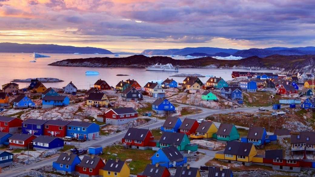 miasto na arktyce puzzle online