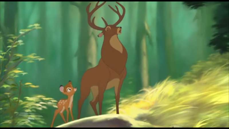 Bambi 2 dzieciństwo puzzle online