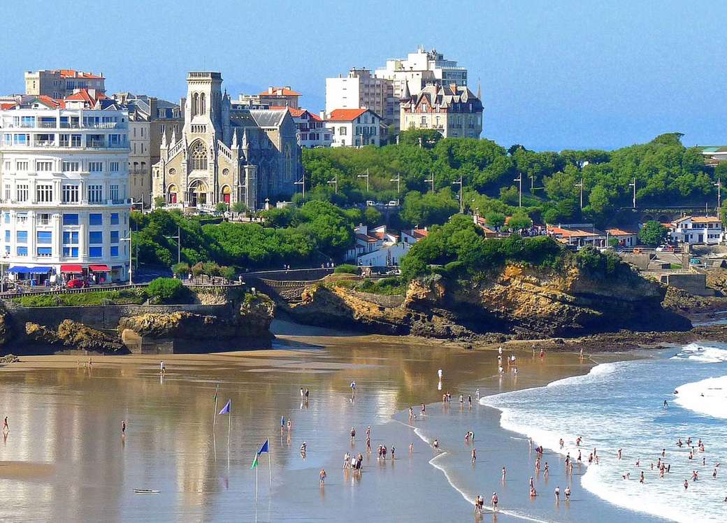 plaża we francji puzzle online