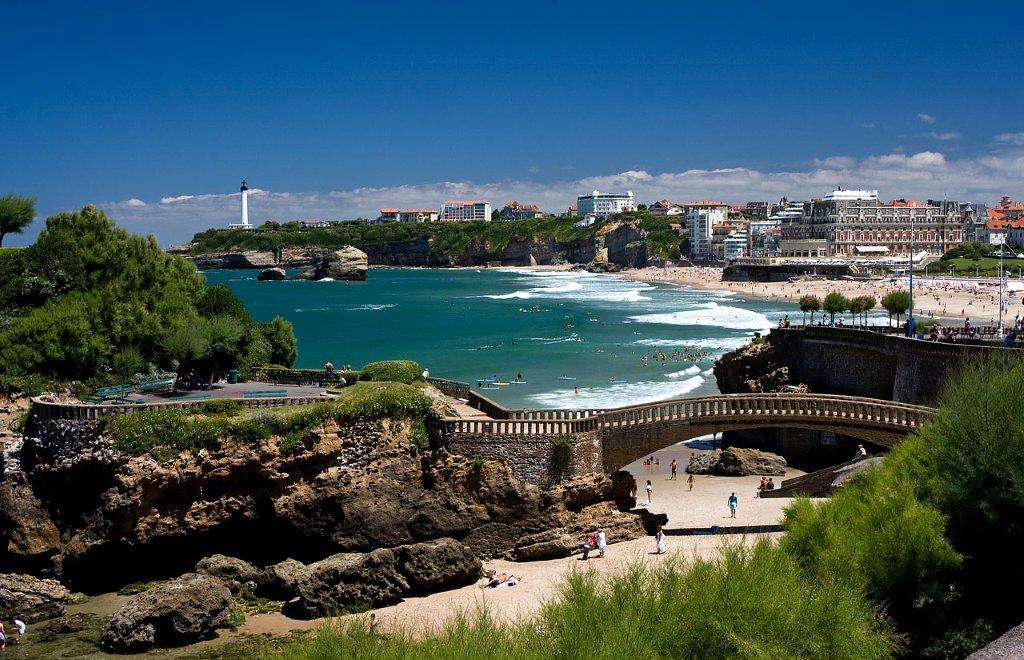 Biarritz- most, zatoka puzzle online