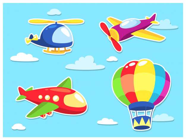 Środki transportu lotniczego. puzzle online