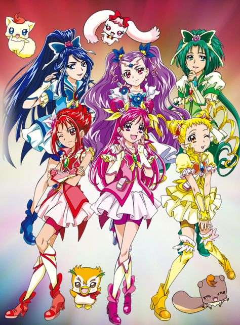 Yes 光之美少女5 Gogo Yes プリキュア5 Gogo Play Jigsaw Puzzle For Free At Puzzle Factory