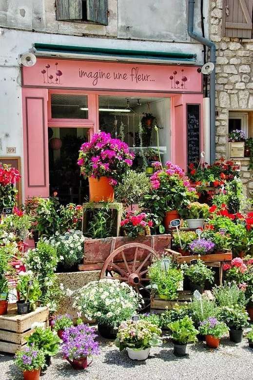 Kwiaciarnia we Francji puzzle online