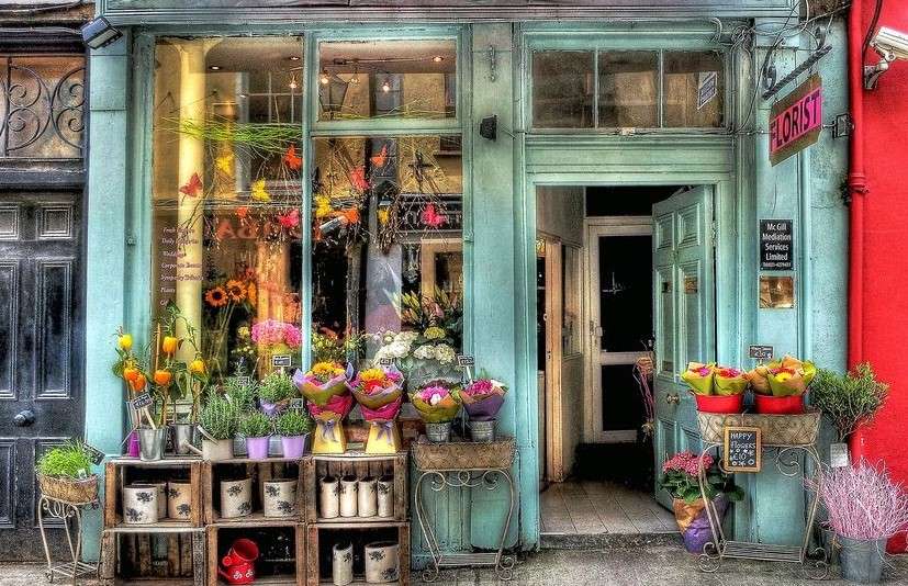 Kwiaciarnia w Irlandii puzzle online