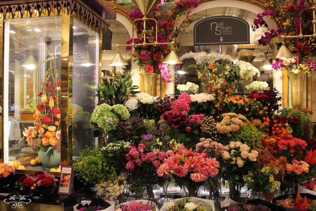 Магазин за цветя в Лондон пъзел