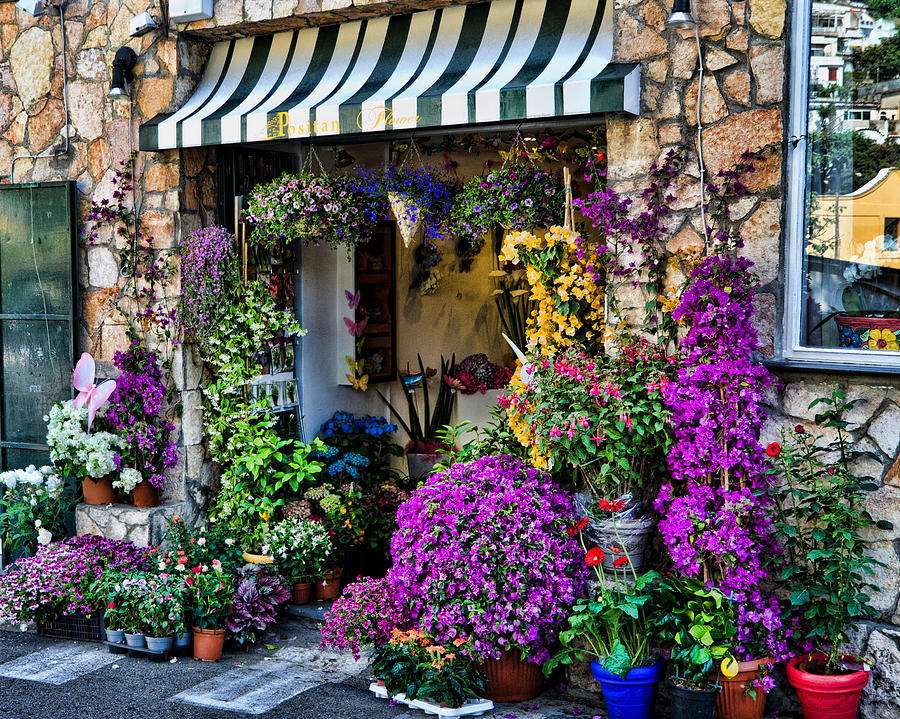 Kwiaciarnia w Positano puzzle online